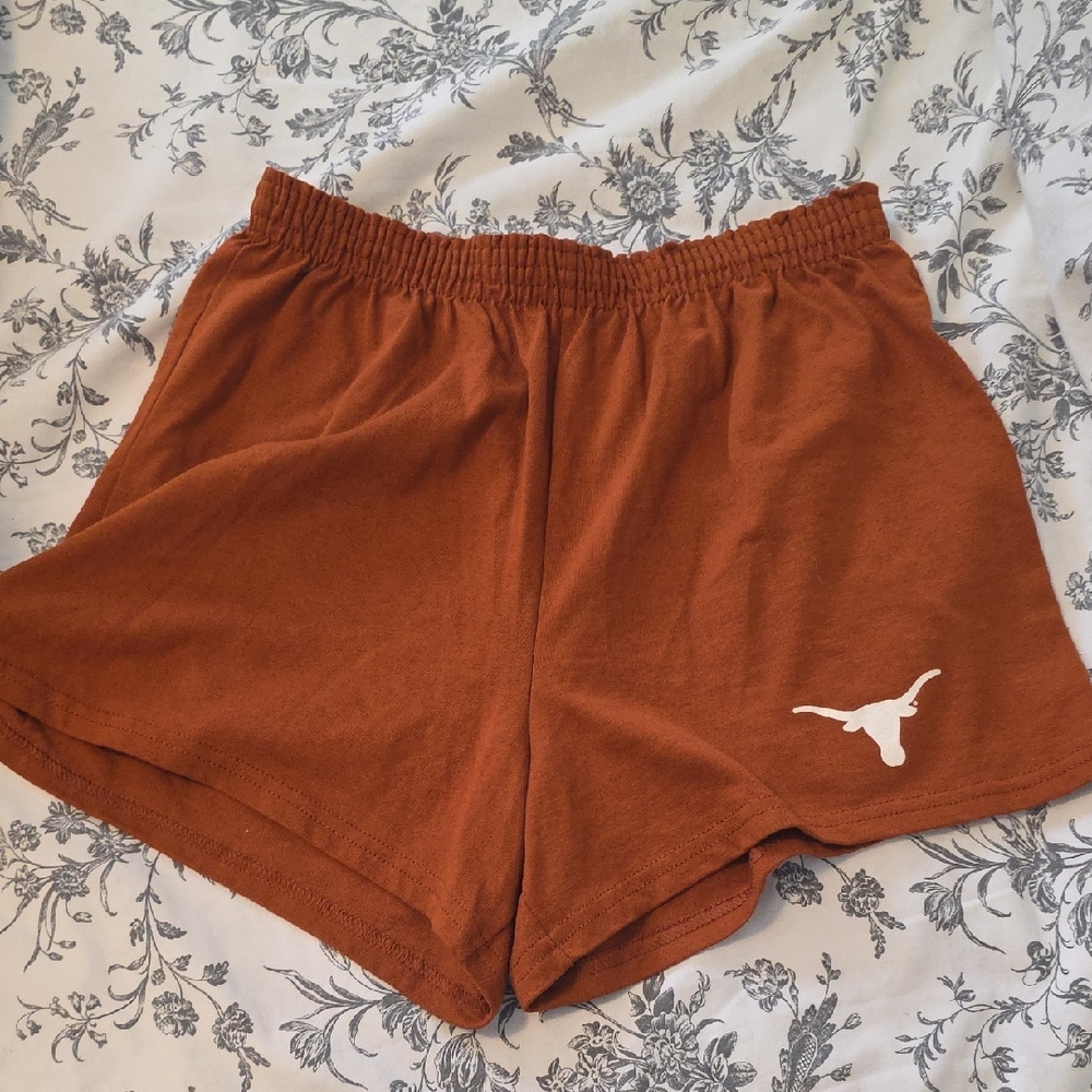 Soffe Women's Athletic Shorts in Rust Orange